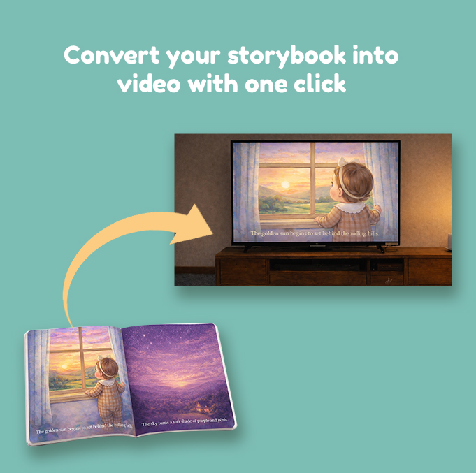 Convert your storybook into video with one click